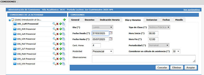 asist comision