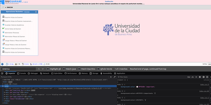Inspeccionar el CSS